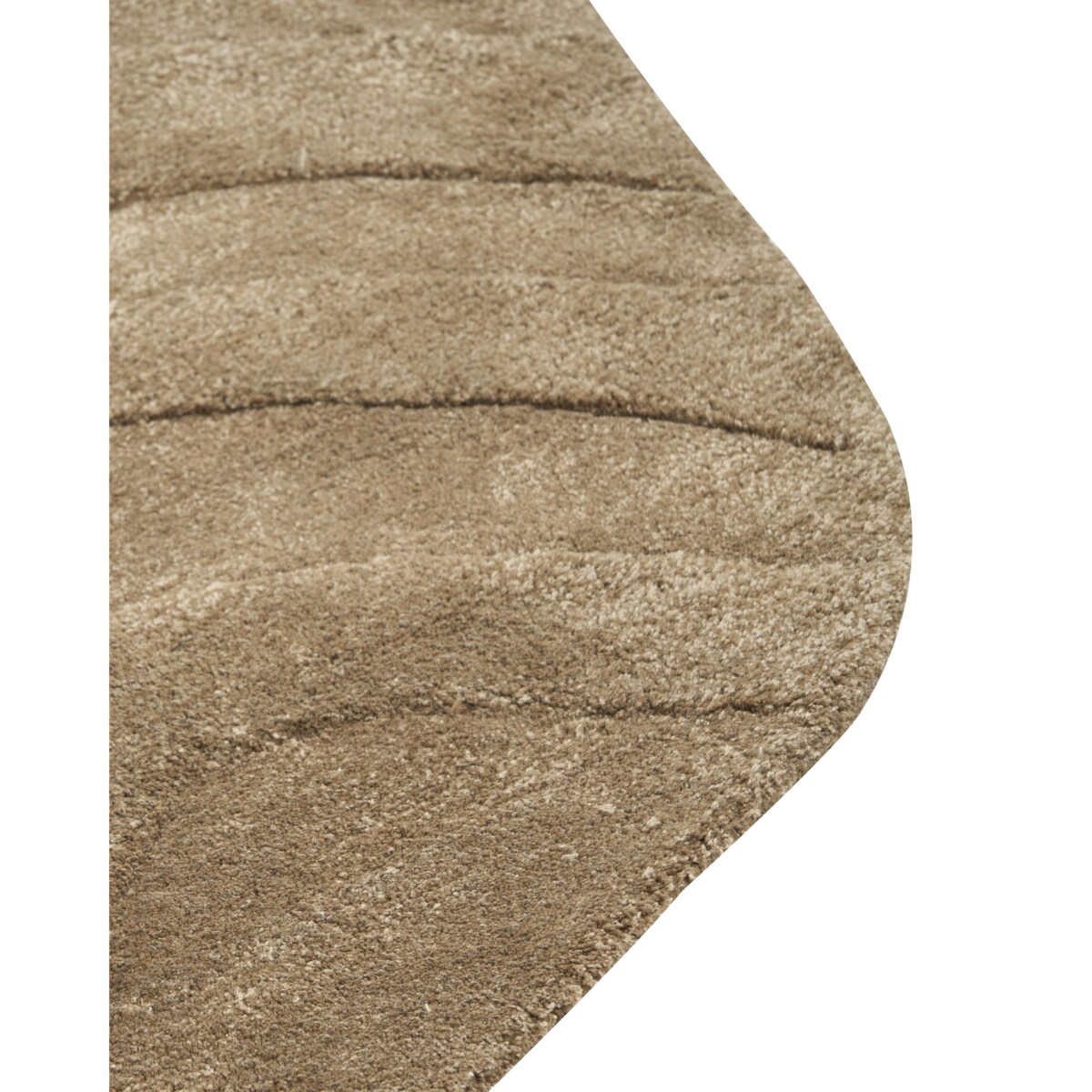 Dywan z wiskozy 160 x 160 cm zielony KASBO