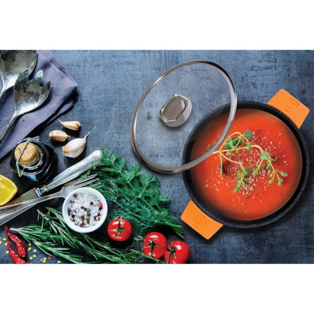 Garnek z pokrywką 20 cm 2.4 L Berlinger Haus Granit Diamond BH-1094