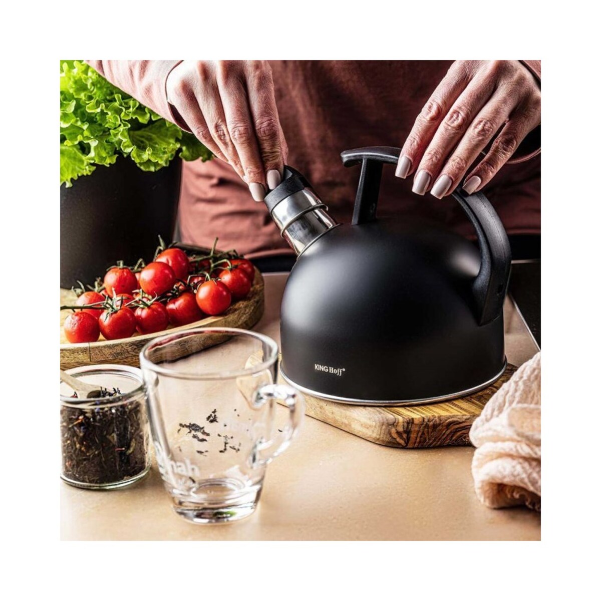 Kinghoff czajnik 1,5l z gwizdkiem KH1897