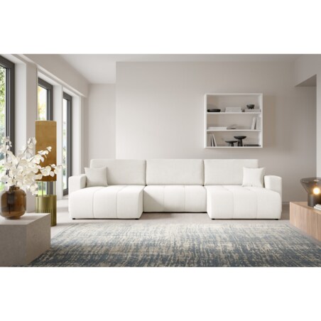 Narożnik MOLINIO U z funkcją spania Kolor: Wind 02