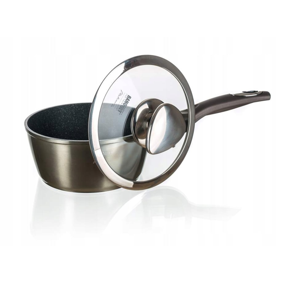 GARNEK RONDEL 16 cm 1,2 L kuchenny METALLIC premium banquet na prezent box