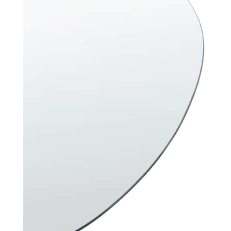 Lustro ścienne AUBAGNE 40 cm 65 cm Srebrny