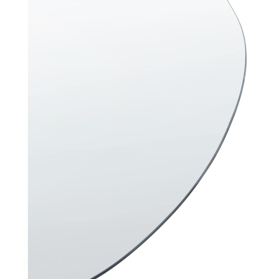 Lustro ścienne AUBAGNE 40 cm 65 cm Srebrny