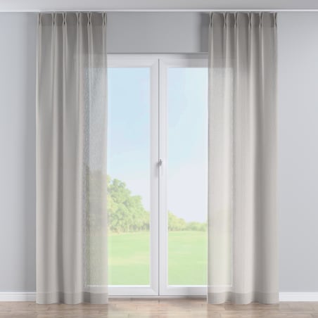 Zasłona na haczykach flex podwójnych 130x260 jasno beżowy