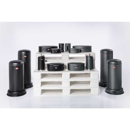 Pojemnik z okienkiem 2l CL czarny MATT Wesco