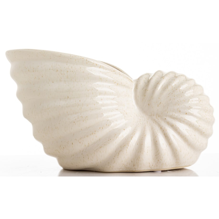 Wazon ceramiczny w kształcie muszli 16,5x28x16 cm SEASHELL