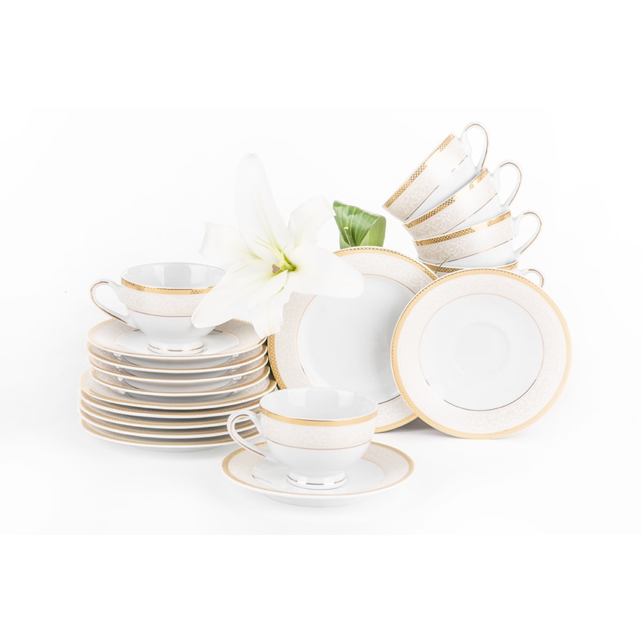 Serwis herbaciany 6os. (12el.) MARTHA GOLD