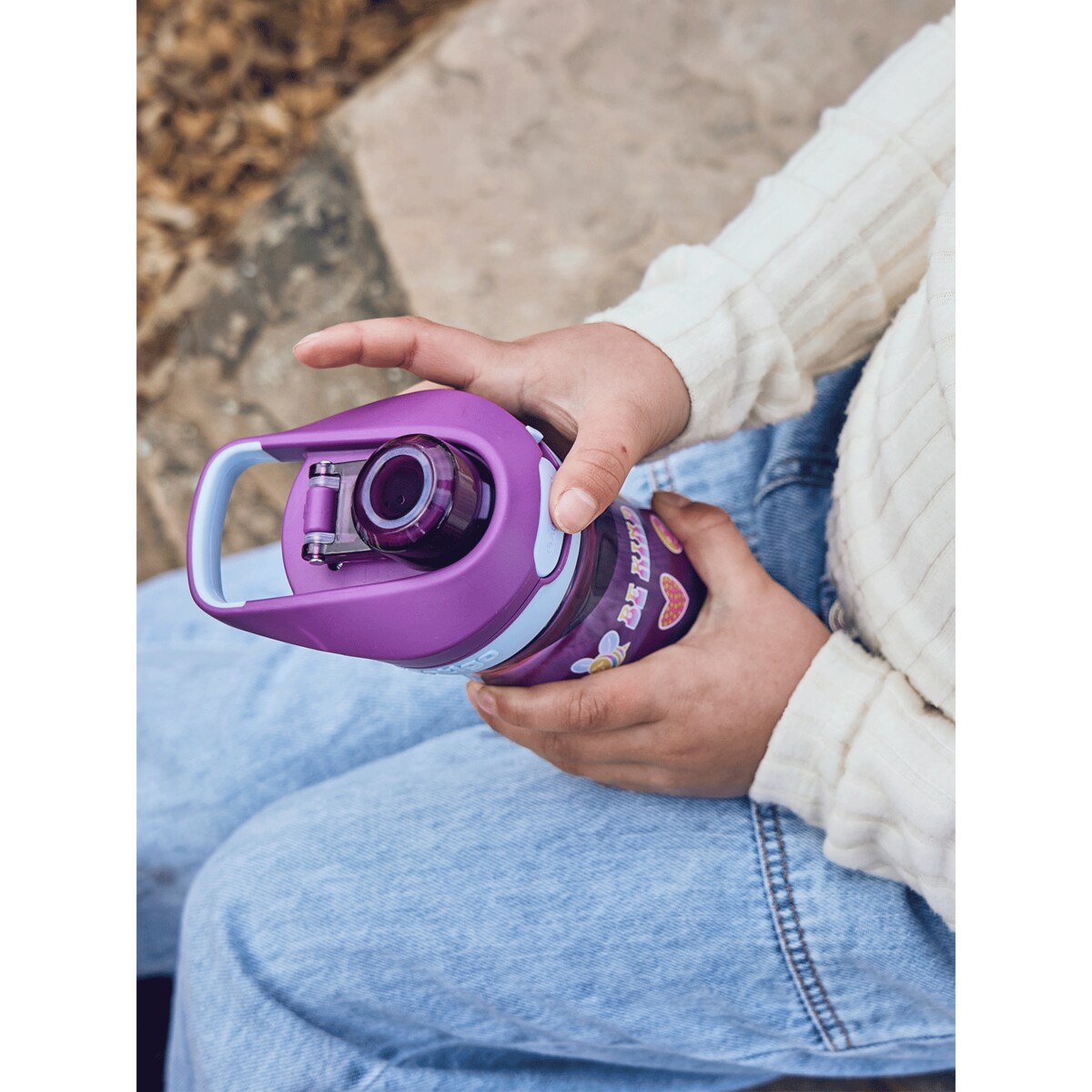 Butelka dla dzieci Contigo Jessie 420ml Grape Retro