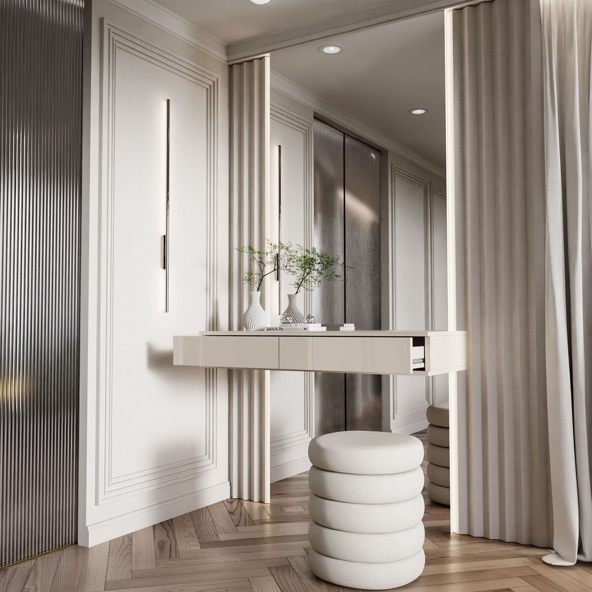 Wisząca konsola BLANCO GLAMOUR kaszmir, push-to-open