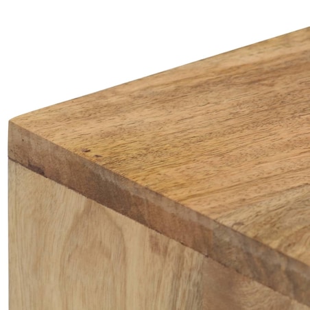 vidaXL Stolik konsolowy, 90x45x75 cm, lite drewno mango