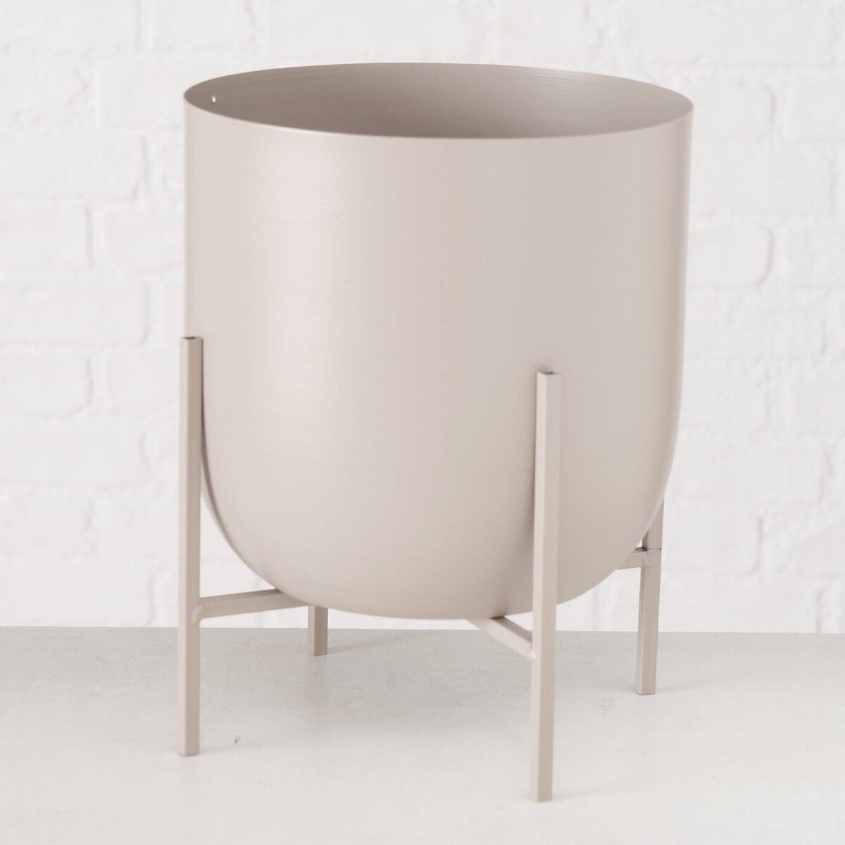 Komplet osłonek na doniczkę z metalu KILANA, 2 sztuki