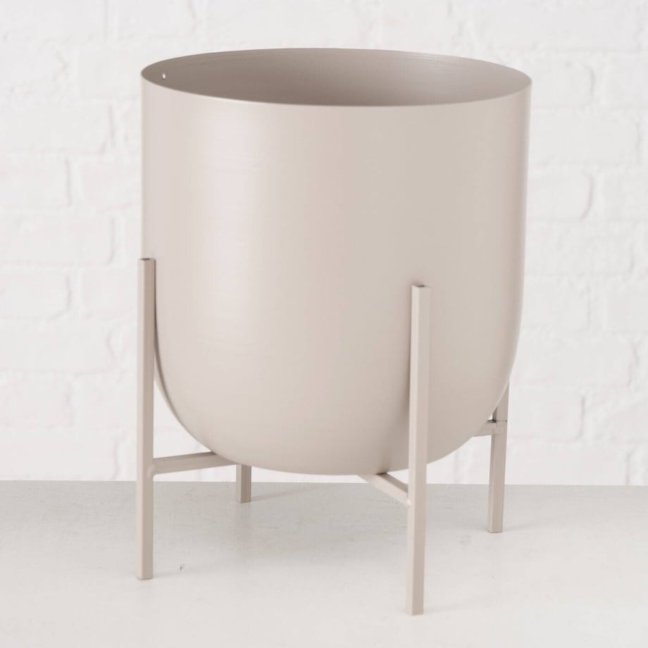 Komplet osłonek na doniczkę z metalu KILANA, 2 sztuki