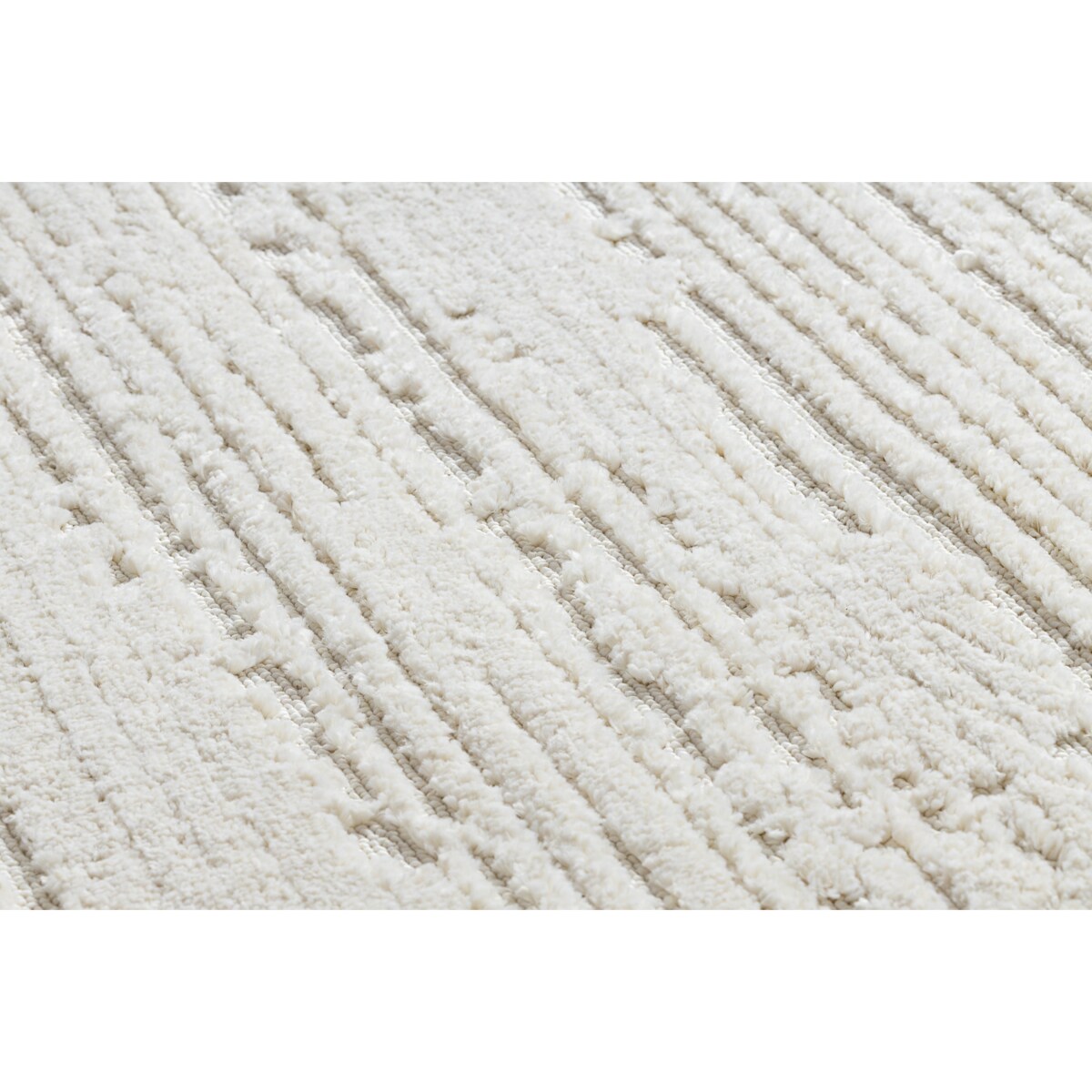 Dywan SEVILLA AC53B paski, prążki biały 140x190 cm