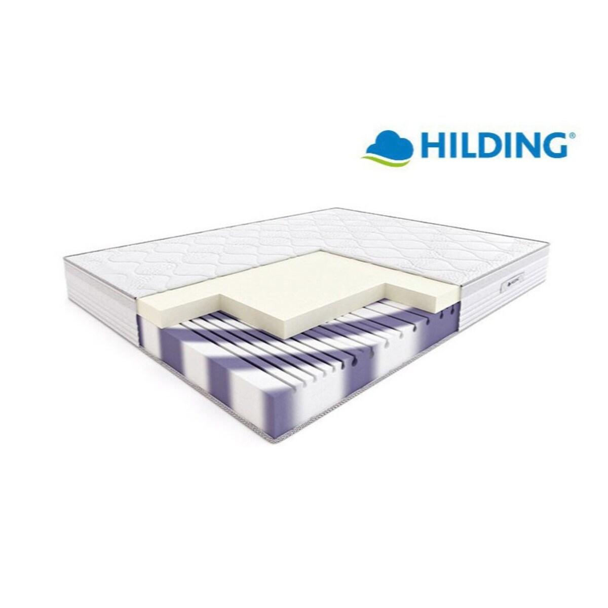 HILDING RUMBA - materac termoelastyczny, piankowy 160x200 Medicott Velur