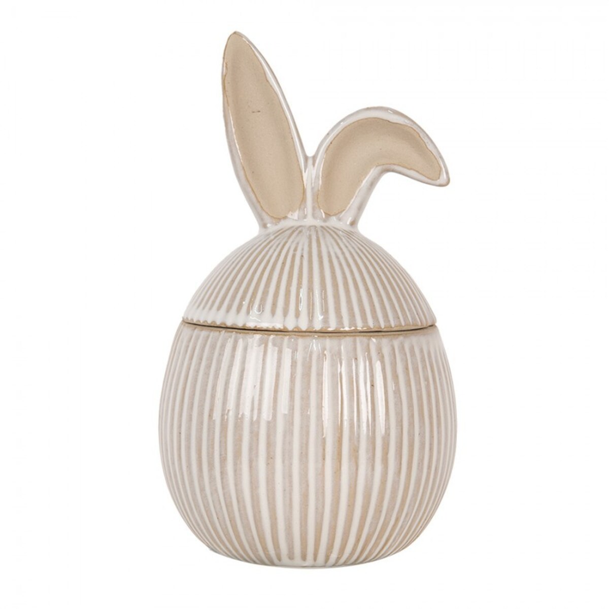 Pojemnik kuchenny kremowy Rabbit 10x10x16 cm