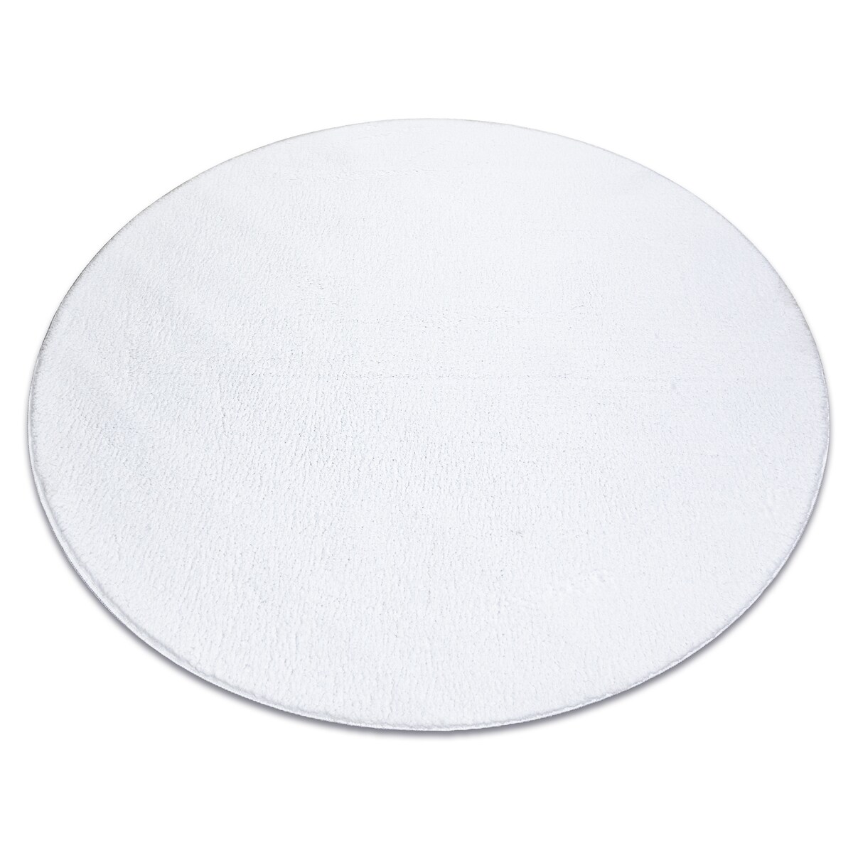 Dywan LINDO koło biały do prania, koło 150 cm