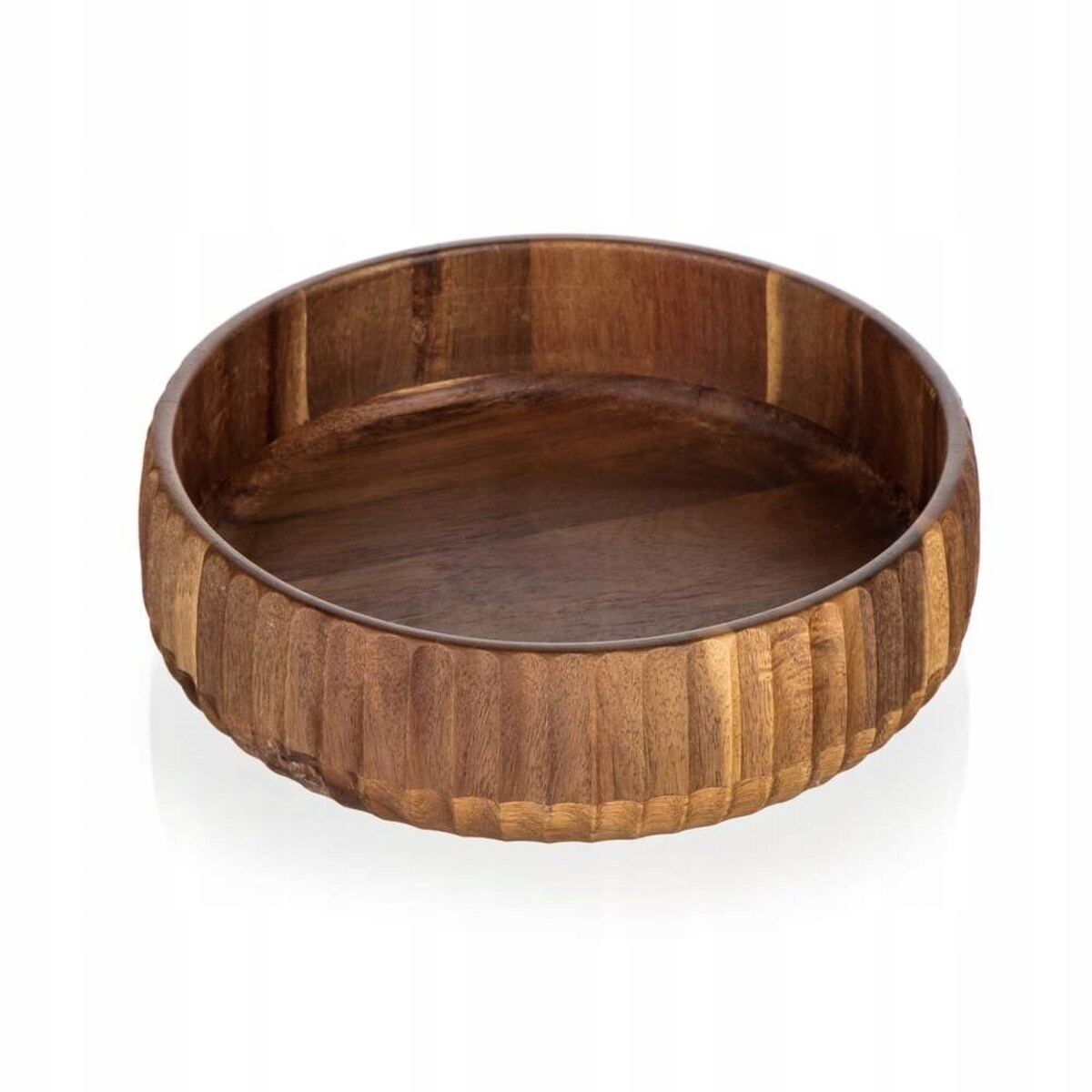 MISA PATERA AKACJOWA DREWNO 22 cm na owoce warzywa jadalni żywność DEKOR