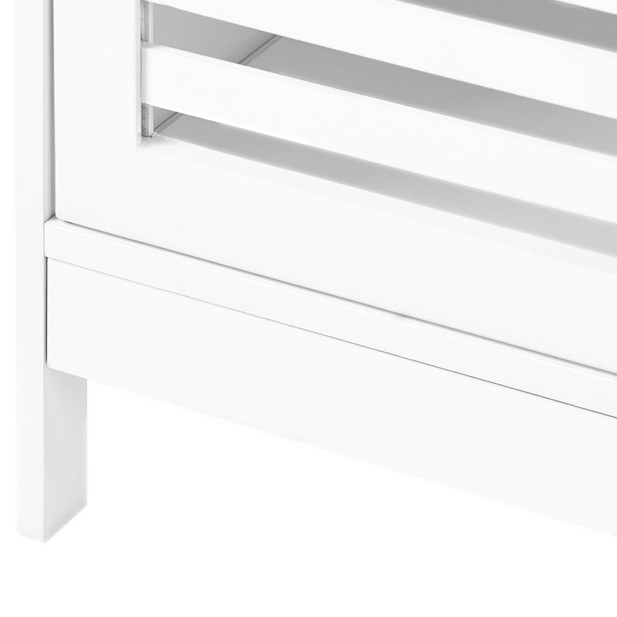 Szafka łazienkowa pod umywalkę MISSOULA Bambus 60 cm Biały