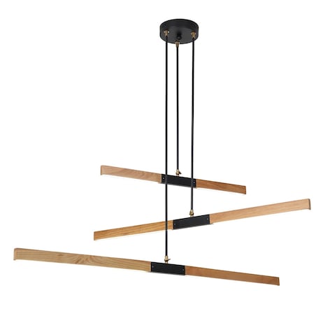 Lampa sufitowa wisząca Light Prestige Lugano brązowy LED 3000K 1 szt.