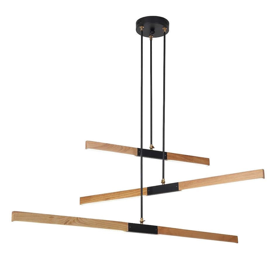 Lampa sufitowa wisząca Light Prestige Lugano brązowy LED 3000K 1 szt.
