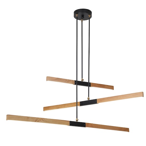 Lampa sufitowa wisząca Light Prestige Lugano brązowy LED 3000K 1 szt.
