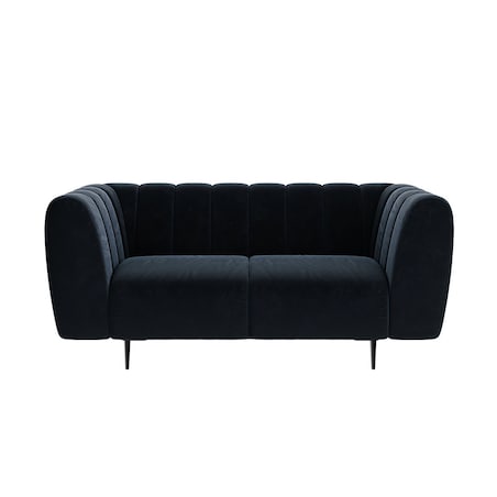 Shel Sofa 2-osobowa - ciemnoniebieska