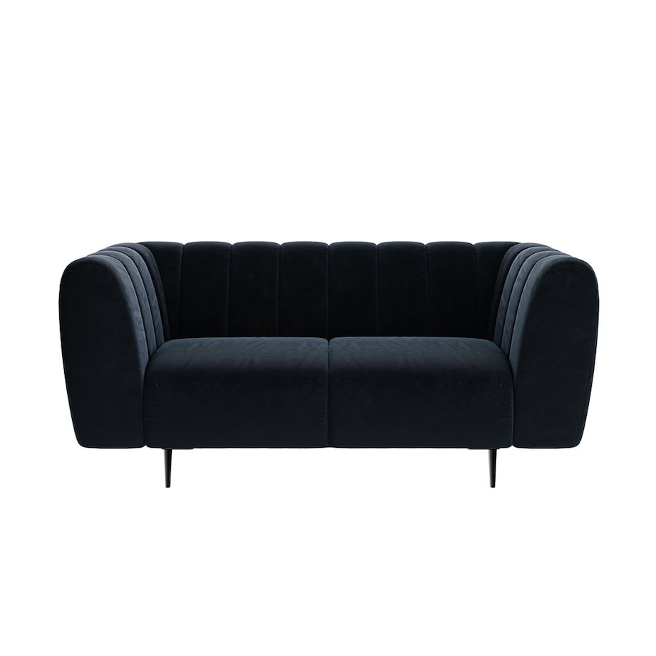 Shel Sofa 2-osobowa - ciemnoniebieska