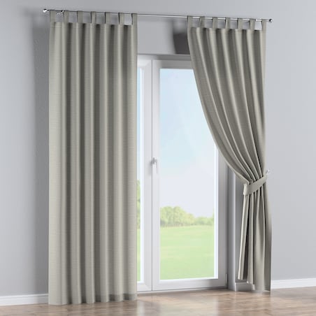 Zasłona na szelkach 1 szt. 130x260 beżowy