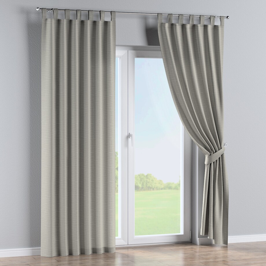 Zasłona na szelkach 1 szt. 130x260 beżowy