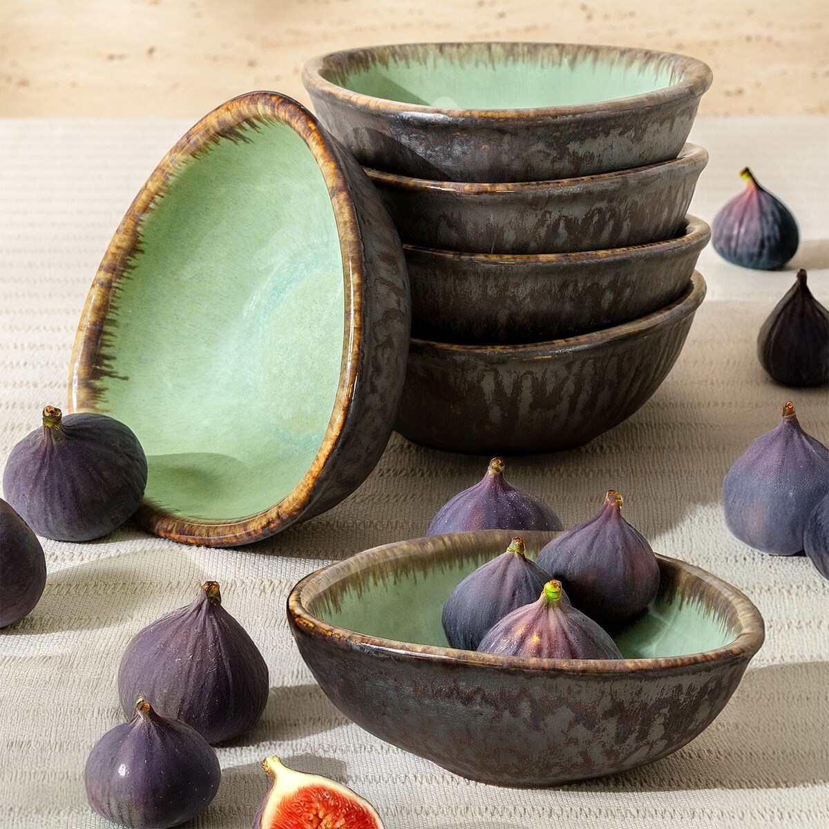 Konsimo PRIMA Miska 6 szt., szałwiowy