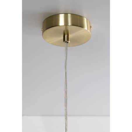 Lampa wisząca złota ze szklanym kloszem Yulen