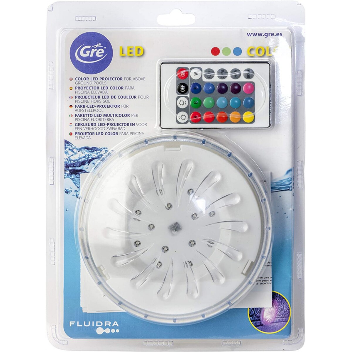 Lampa basenowa magnetyczna LED GRE 12 kolorów