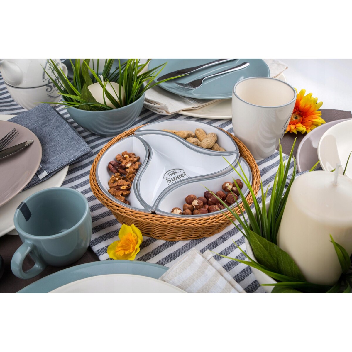 CERAMICZNY pojemnik z klipsem żywność HOME 450ml