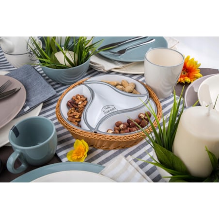 CERAMICZNY pojemnik z klipsem żywność HOME 450ml