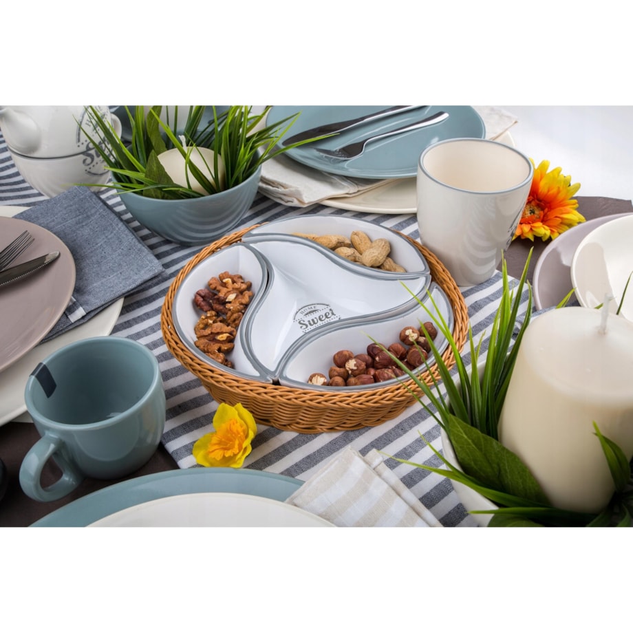 CERAMICZNY pojemnik z klipsem żywność HOME 450ml