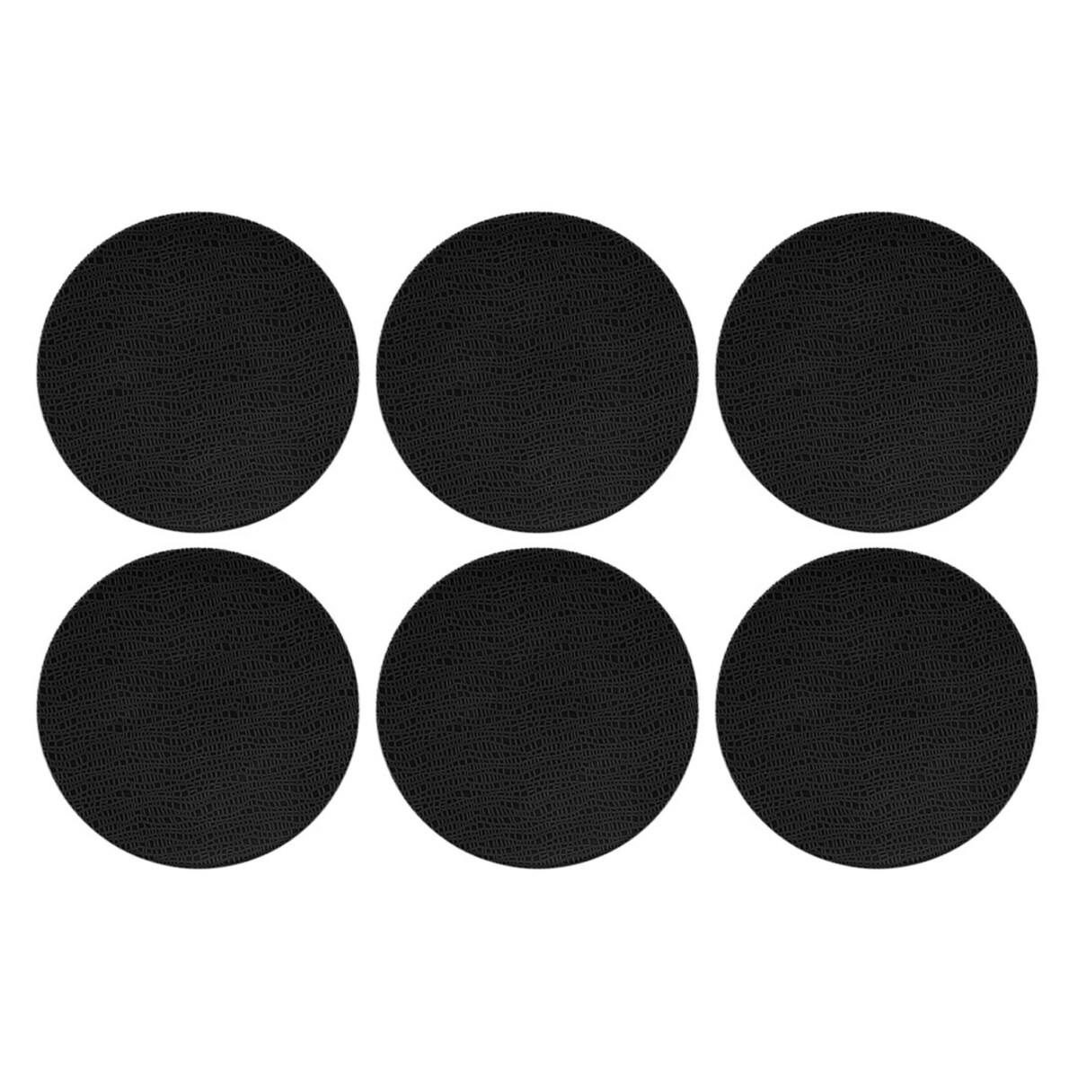 SELTMANN LIFE FASHION GLAMOROUS BLACK Zestaw 6 talerzy do sałatek 22.5 cm