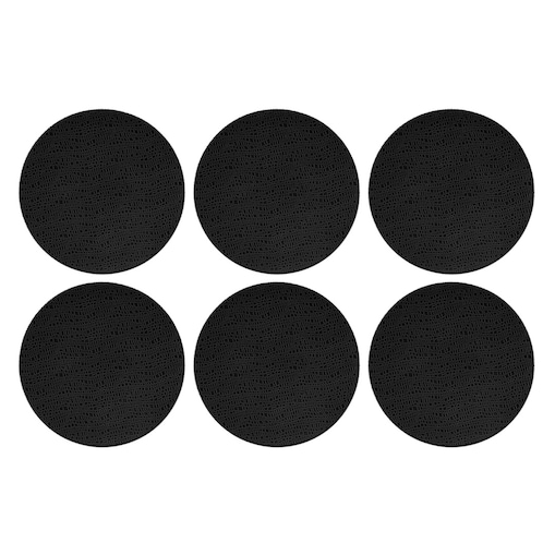 SELTMANN LIFE FASHION GLAMOROUS BLACK Zestaw 6 talerzy do sałatek 22.5 cm