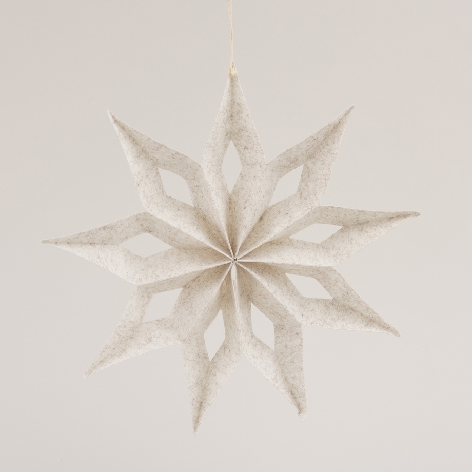 Ozdoba świąteczna Nivalis I ecru 50 cm boże narodzenie, święta, świąteczne, ecru, 50x5 cm