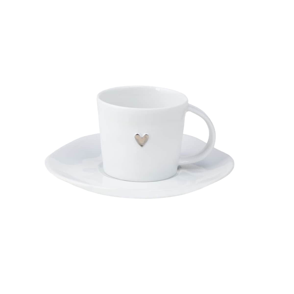Filiżanka do espresso SREBRNE SERCE