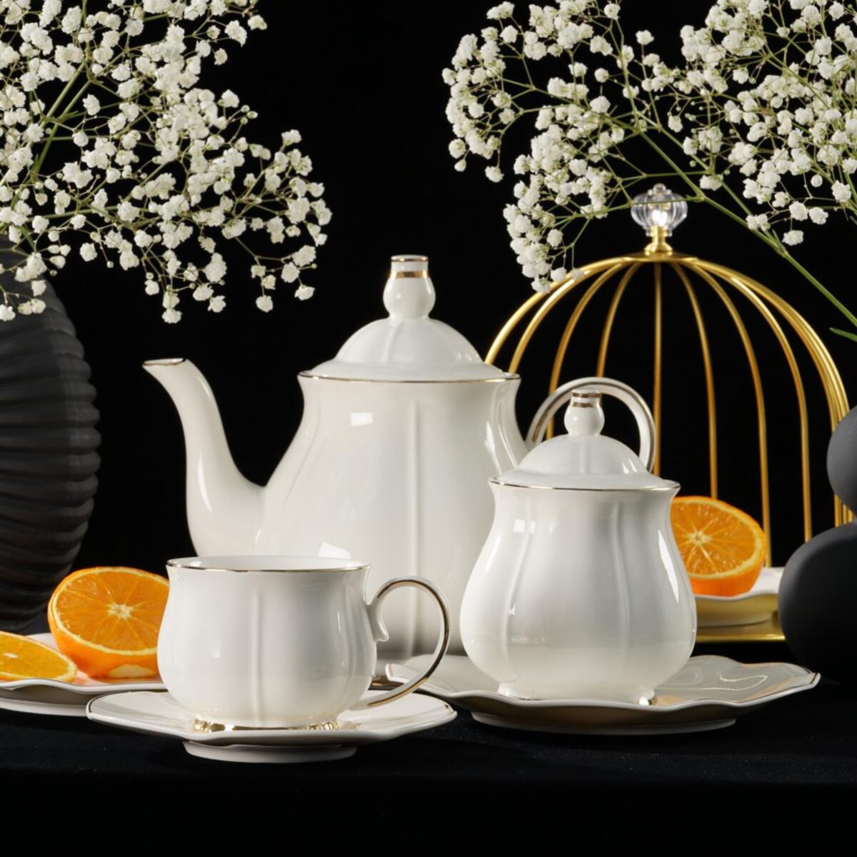 VILLA ITALIA Cukiernica porcelanowa 13,5 cm SANDRINE