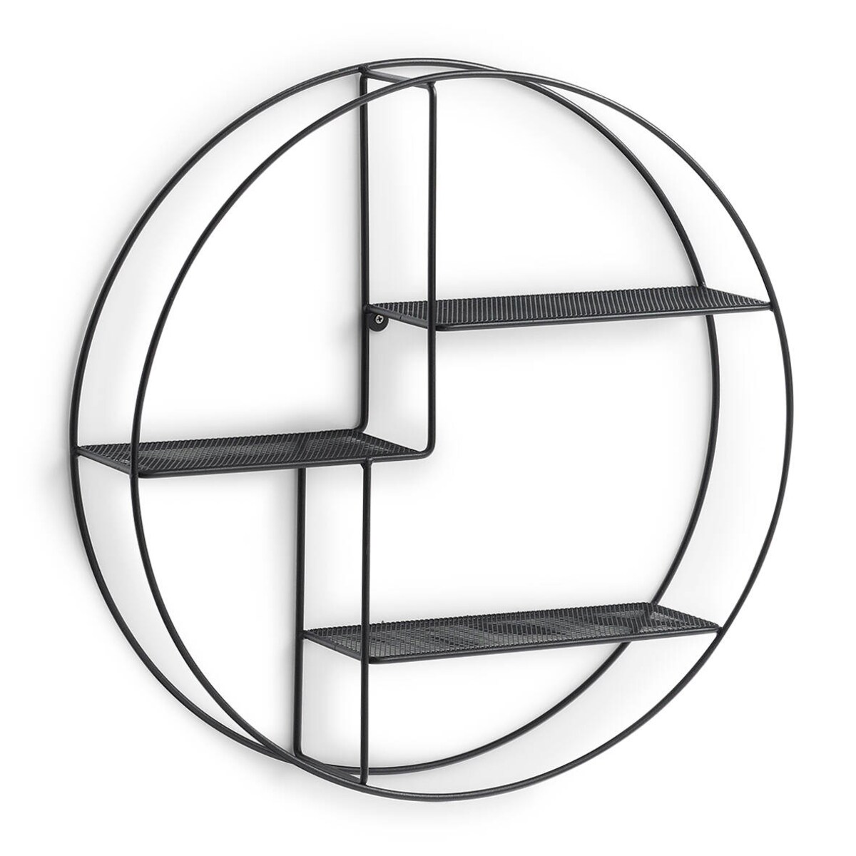 Okrągła półka ścienna z metalu, Ø 55 x 12 cm