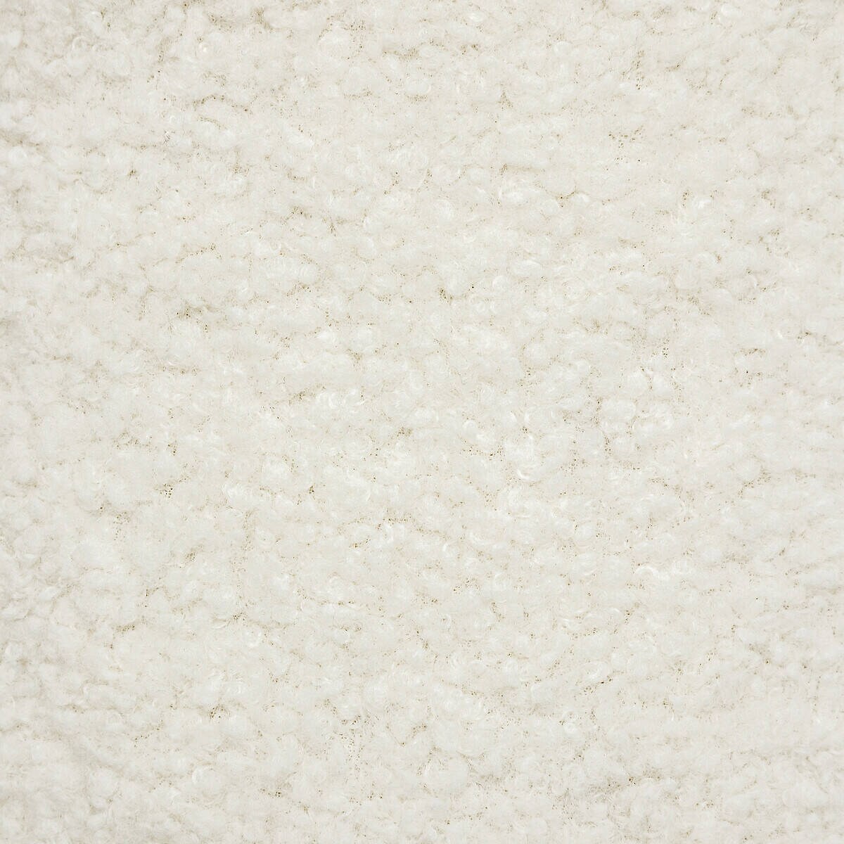 Pufa baranek z sosnowymi nogami BOUCL, 41 x 35 x 41,5 cm