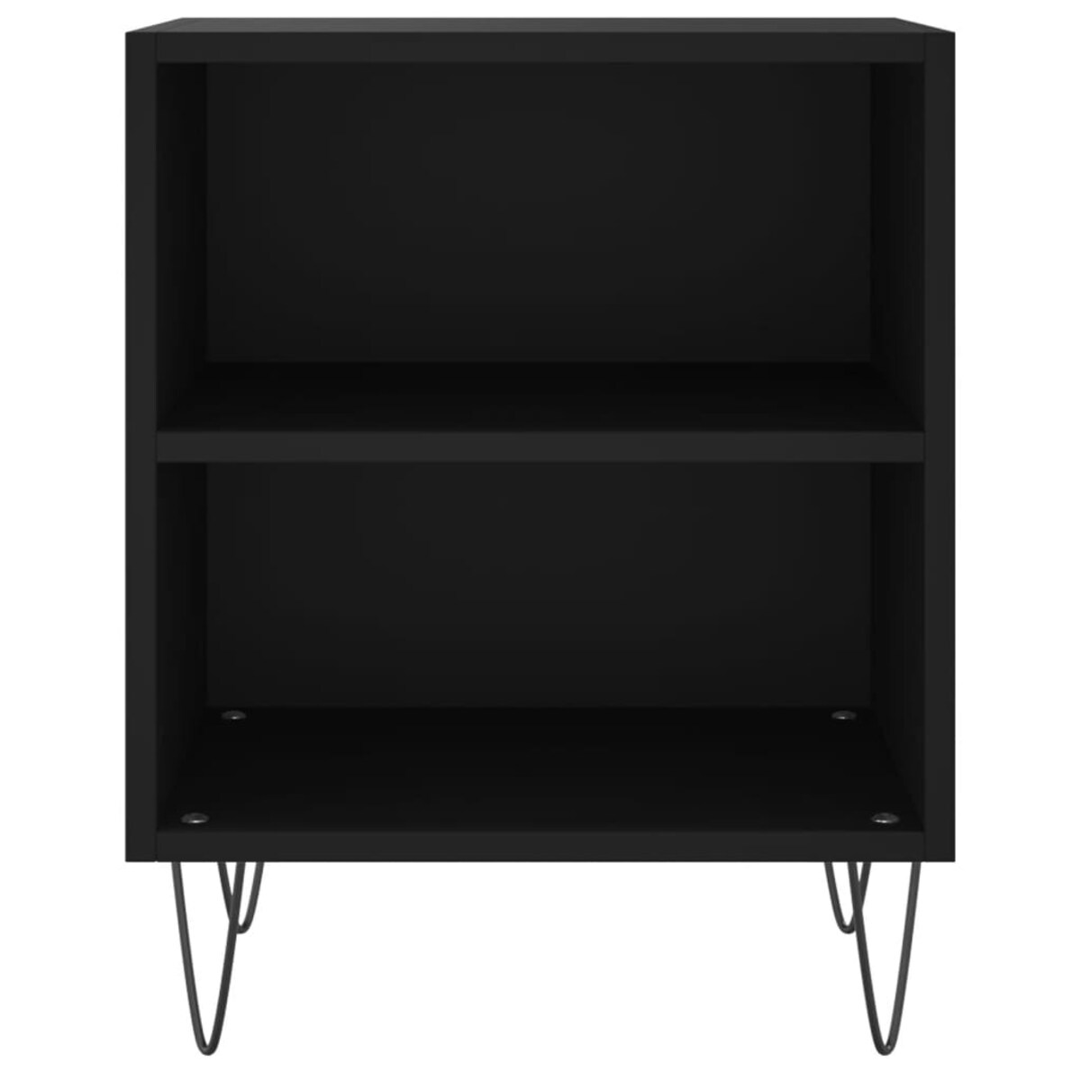 vidaXL Szafki nocne, 2 szt., czarne, 40x30x50 cm