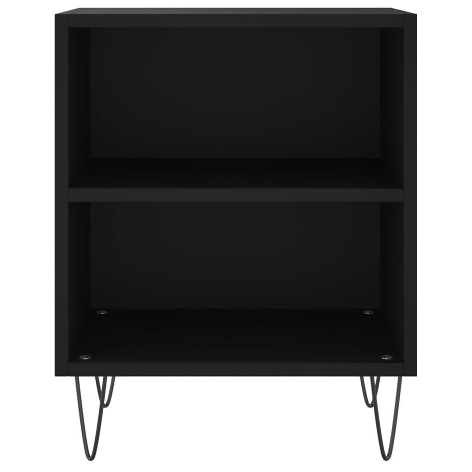 vidaXL Szafki nocne, 2 szt., czarne, 40x30x50 cm