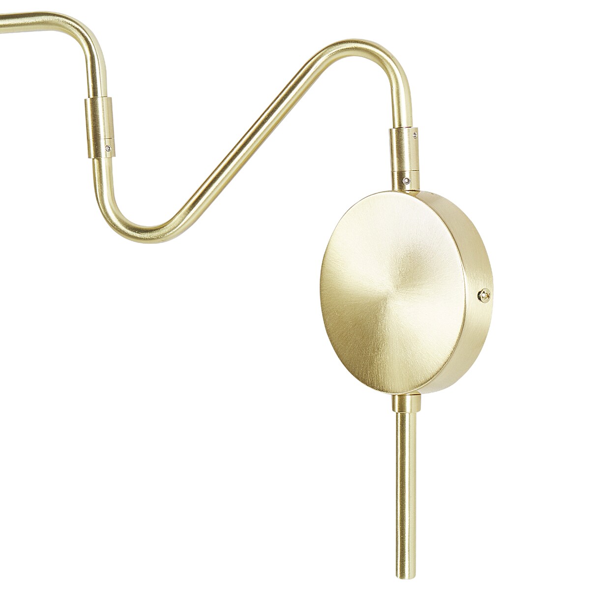 Lampa ścienna BALIEM Złoty Metal Regulowana
