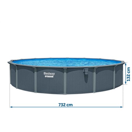 Basen stelażowy Hydrium 732x132Bestway całoroczny 561RP zestaw