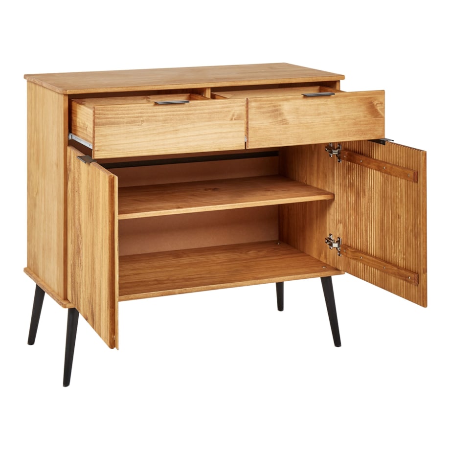 Szafka dwudrzwiowa jasne drewno TIMMINS