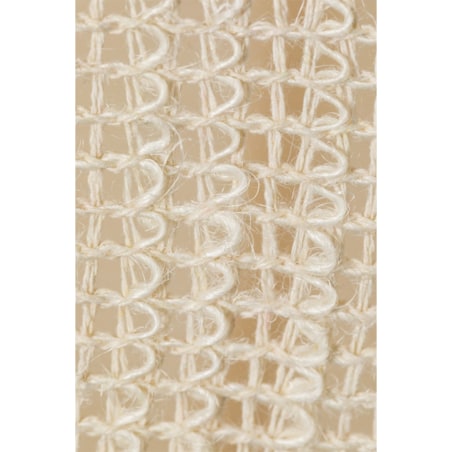 Lampa wisząca z lnu Ziyec, kremowa, Ø50 cm