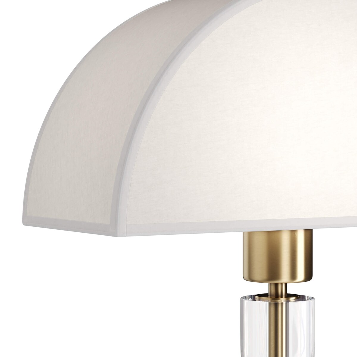 Lampa stojąca biurkowa Prima Z034TL-01BZ grzybek biała