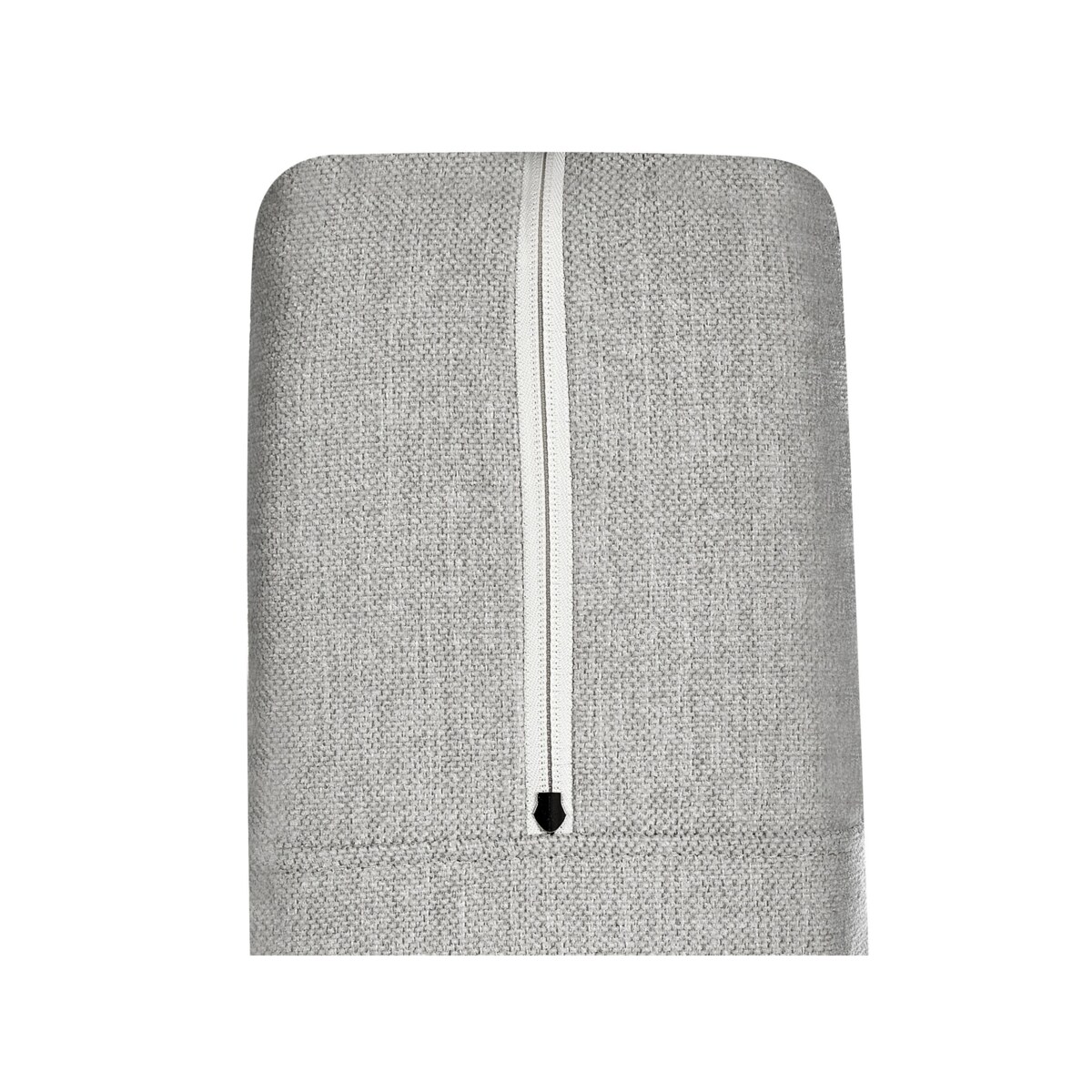 Łóżko kontynentalne z pojemnikami 160 x 200 cm jasnoszare MINISTER